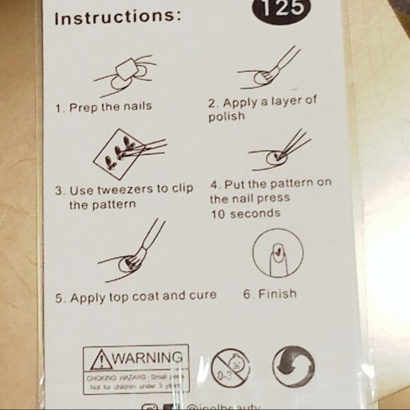 NIKE: Gold Nail Decals - Picture 8 of 8